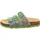 Fussbettpantoffel Grau/Mehrfarbig 38