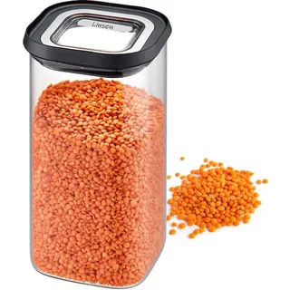 GEFU Pantry Vorratsdose schwarz 1,4 l