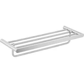 Handtuchablage Eronita, Edelstahl gebürstet, 600 x 100 x 217 mm - 93 114 67
