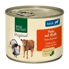 REAL NATURE Adult Pute mit Kalb 6x200 g