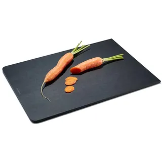 Continenta Frühstücksbrettchen Holzfiberlaminat 1-tlg. 20 x 30 cm Schwarz
