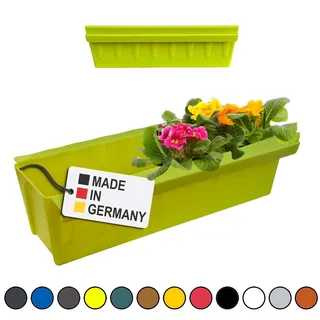 Paletten Blumenkasten 2er-Set Hellgrün Einsatz zum an- & Einhängen Pflanzkasten