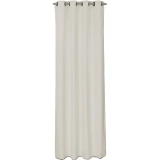 Moondream Wärmeschutzvorhang Cocoon mit Ösen 135 cm x 250 cm Hellgrau