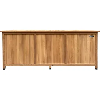 AXI Milo Gartenbox L aus Holz in Braun | Outdoor Kissenbox für den Garten mit Boden und Schloss | Outdoor Aufbewahrungsbox / Auflagenbox wasserdicht - Braun