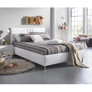 Westfalia Schlafkomfort Polsterbett »Elba« wahlweise mit LED-Beleuchtung, weiß