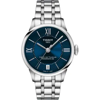 Tissot T099207110480 Automatic 5 Atm 32 Mm Damenuhr - Grey / Grey / Blue - One Size