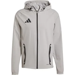 adidas Tiro 25 Competition Vis Tech Travel Reißverschlusspullover - Team Mid Grey - 3XL