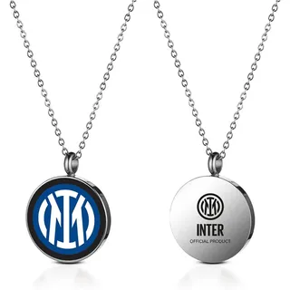Inter F.C. Internazionale Medaille Stahl, Kleinkind, Taglia Unica, Edelstahl, Kein Edelstein.