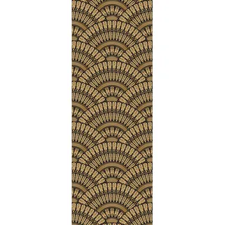 Queence Vinyltapete Lenja 90x300 cm 0 g gold 34193