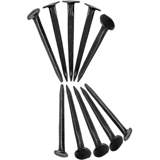FUXXER® 200x Antike Eisen-Deko-Nägel 25x1,5mm geschmiedet Mittelalter-Optik, Schwarz