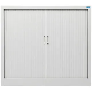 STIER Rollladenschrank mit 2 Fachböden 1070x1200x450mm lichtgrau
