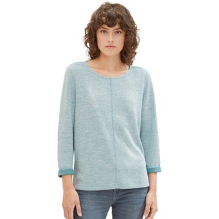 TOM TAILOR Damen Cosy Swearshirt mit 3/4-Arm