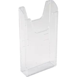 Exacompta 65158D Kunstoff-Wandprospekthalter Exacryl DIN A4 hoch