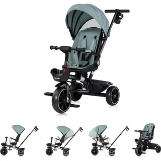 Chipolino Tricycle Max Sport 2 in 1, Dreirad, Becherhalter, Sitz umkehrbar, Korb