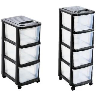 Mondex XXL Schubladen Rollcontainer Turm Wagen Wäschesortierer