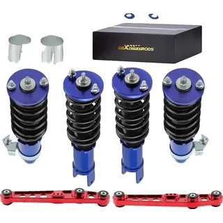 Gewindefahrwerk-Kit, Aluminium-Material, 63 cm Länge, 51 cm Breite, 22 mm Durchmesser der Vorderachse, geeignet für Sportfahrzeuge