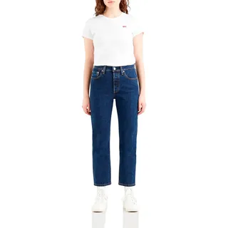 Levi's 501 Crop High Rise Blau 25/28