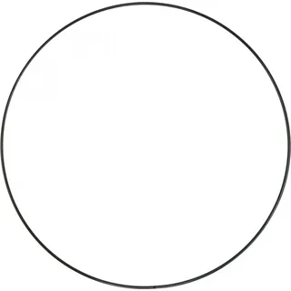 Dekoring Scandi Metallring Set Schwarz Ø40cm Wanddeko Fensterdeko Boho 4er-Pack - Schwarz