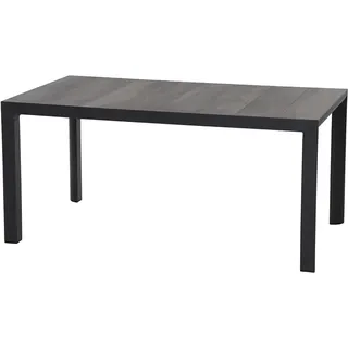 Siena Garden Gartentisch 140 x 90 x 74 cm Anthrazit/Grau