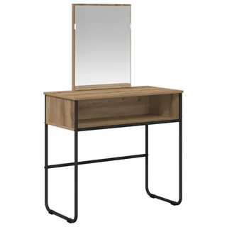 vidaXL Schminktisch Artisan-Eiche 81 x 40 x 131 cm Holzwerkstoff - Braun