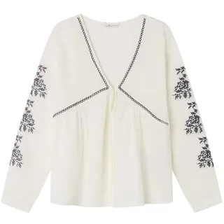 SPRINGFIELD Damen 3.fq.Blusa Alg Bordado Manga Bluse, bunt, 36