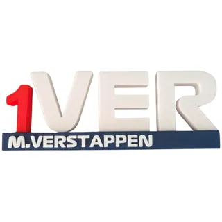 Kanoretech Dekoratives F1 MV33 Logo in 3D gedruckt