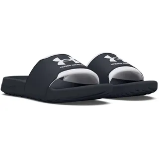 Under Armour Badelatschen Schwarz/Weiß 52