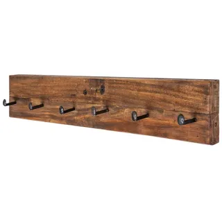 Riess-Ambiente Wandgarderobe HEMINGWAY XL 90cm natur recyceltes Massivholz massiv