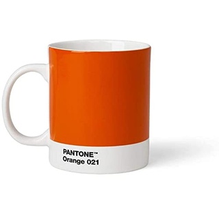 Copenhagen Design Pantone Kaffeetasse, Porzellan, Orange 021, 1 Stück (1er Pack)