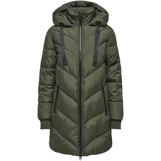 Jdy Damen Jdyskylar Padded Hood Jacket Otw Noos, Forest Night, XS