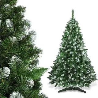 Künstlicher Weihnachtsbaum - Tanne 220 cm - Naturgetreu - Beschneit -