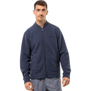 Jack Wolfskin Herren Light Curl Jkt M Fleece-Jacke, Night Blue, XXL EU