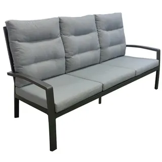 LC Garden Bondino 3er Sofa Aluminium / Anthrazit