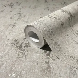 Marburg Vliestapete Betonoptik Glänzend Modern 10,05 m x 0,53 m Grau