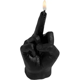 Kreative Duftkerzen in Form einer Mittelfinger-Geste - originelle, lustige und skurrile Geschenke für Festivals - Hochzeitsrequisiten und Einweihungspartys (Schwarz)