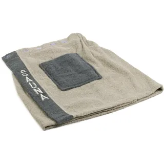 Gözze Sauna-Serie Saunakilt 50 x 136 cm taupe