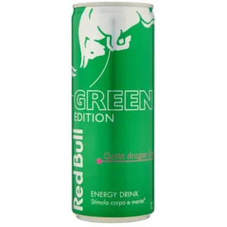 Red Bull Energy Drink Green Edition Kaktusfrucht 24 x 0,25 L - pfandfreie Dosen - 24 x 250 ml