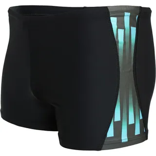 Badehose AQUARTI "Badehose Aquarti Herren Badehose Kurz Sportlich Streifen", Herren, Gr. 7XL, N-Gr, blau (schwarz, blau), Obermaterial: 80% Polyamid PA. 20% Elasthan EL., Badehosen Badehose