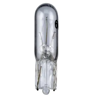 goobay T5 Glassockel Glühlampe 1,2W W2×4,6d, 12V DC 100 mA