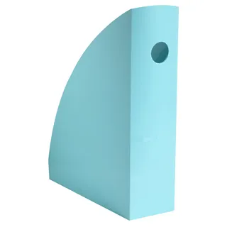 Exacompta 18263D Stehsammler MAG-CUBE Aquarel für DIN A4+ aus Kunststoff 266 x 82 x 305 mm Pastellgrün ideal für die Ablage Ihre Dokumente Zeitschriftensammler Ringordner Aktenordner