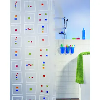 Spirella Duschvorhang PEVA Linus 180x200cm Mehrfarbig