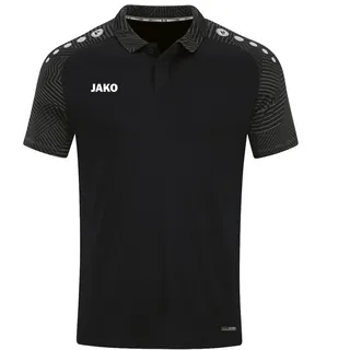Jako Herren Poloshirt Performance, Schwarz/Anthra Light, 4XL