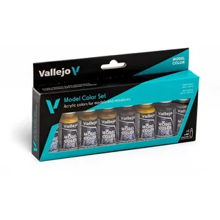 Vallejo 070108 Farbset, Panzer Farben, 8 x 17 ml