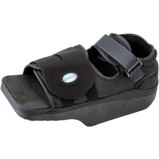 Darco Orthowedge Shoe, Orthapaedic Shoe, For Injury and Recovery, Rehabilitation and Physio, Black, Medium