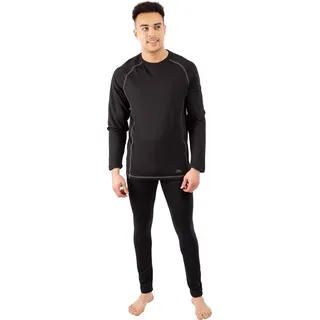 Trespass - "Sandler" Basisschicht-Set für Herren/Damen Unisex TP5933 (XL) (Schwarz) - Schwarz