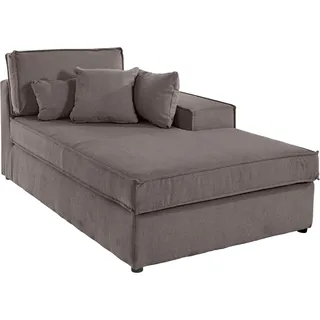 OTTO home Ottomane »Florid« einzeln stellbar oder als Teil eines Modulsofas, auch in Cord, grau