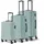 Bali Koffer-Set 3-tlg. mint/kunststoff