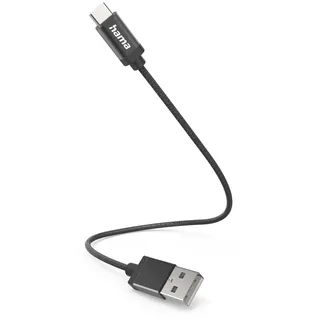 Hama USB-A auf USB-C 0,2 m Schwarz