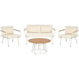 Beliani Lounge Set 4-tlg. Beige