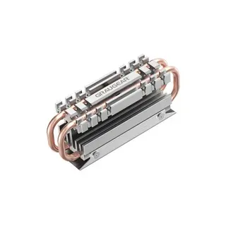 GRAUGEAR G-M2HS06 Computerkühlsystem M.2 NVMe SSD Kühlkörper/Radiator Aluminium, Kupfer